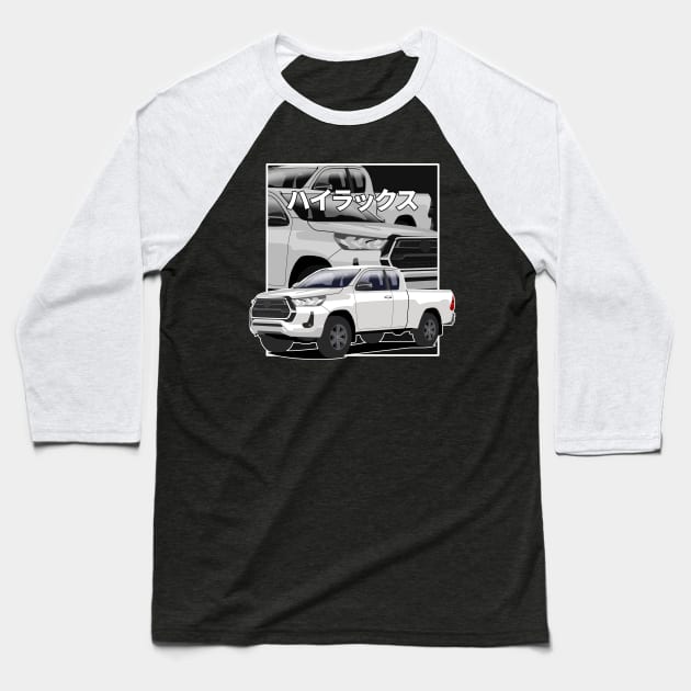 Toyota Hilux 7th gen 2015-2022 Baseball T-Shirt by Rebellion Store